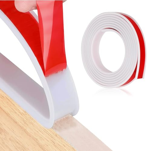 HeiPen TPE U-Form Selbstklebend Möbelkantenband (22mm x 5m, Weiß)
