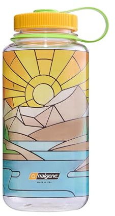 Nalgene Trinkflasche 'WH Sustain' - 1 L river, Botanical Florals
