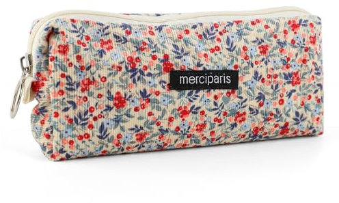 MHwan Federmäppchen, Mäppchen im Retro-Stil, Hochwertiges Mäpchen aus Cord, Leicht, Kann Aufgehängt Werden, Kann Als Stiftemäppchen, Kosmetiktasche, Verwendet Werden