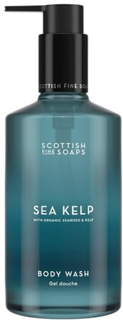 Scottish Fine Soaps Sea Kelp Body Wash 300ml – Hydrating Body Wash with Sea Kelp Extract and Mineral-Rich Ingredients