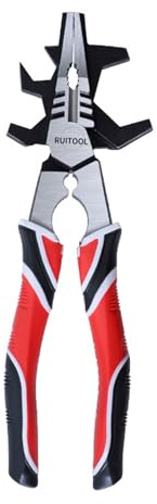 Rdxanc Pinze per saldatura multifunzione in acciaio al carbonio Strumento di saldatura resistente Pinza comoda e pratica versatile per saldatori