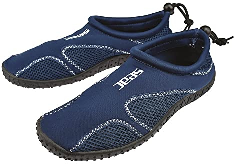 Seac Mixte Chaussures aquatiques pour adultes et enfants, Séchage rapide, Chaussures pour piscine et plage, Blanc Bleu, 41 EU