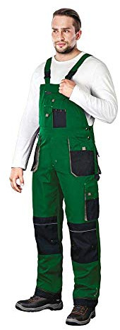 Leber&Hollman LH-FMN-B_ZBS48 - Peto protector (talla 48), color verde, negro y gris