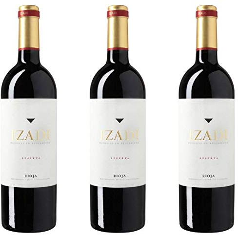 Izadi Vino Tinto Reserva - 3 botellas x 750ml - total: 2250 ml