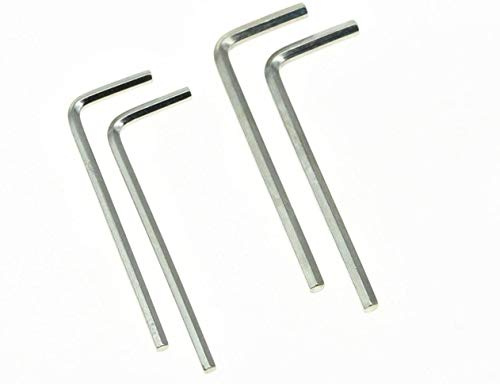 Dopro 2pcs M3and M2.5 Guitar Hex Allen Wrench Key for Floyd Rose Tremolo Bridge