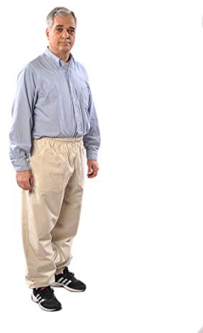 Professional Beekeeping Pants – Protective Bee Suit Bottoms, Heavy Duty Workwear for Beekeepers (Medium) Light Brown