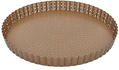 RBV Birkmann, 210561 - Molde para tartas y quiches (perforado, 30 cm de diámetro)