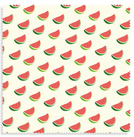 Nuts Salviette di cera d'api per alimenti, anguria, XL, 1 pezzo, riutilizzabili, Beeswax Wrap, salvietta in cera d'api alternativa alla pellicola trasparente