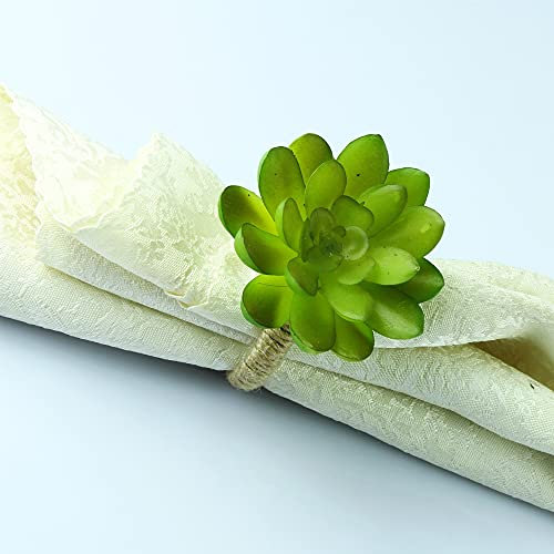 Anelli portatovaglioli 10 PCS Tovagliolo Portabicchieri Artificiali Banchetto per banchetti per la cena Decorazione