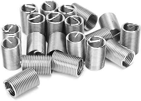 20Pcs Wire Thread Inserts, M12 x 1.5 x 2.5D Stainless Steel Helical Coiled Wire Screw Repair Sleeve Assortment Kit