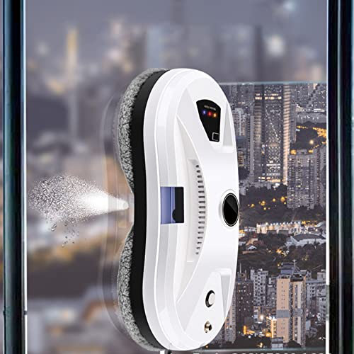 NVYAZJ Robot lavavetri, aspirapolvere Elettrico per vetri con Potenza di adsorbimento 5600Pa Telecomando Automatico a spruzzo d'Acqua, pulitore Intelligente per finestre per Piastrelle
