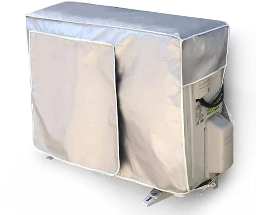 Coperchio di Protezione del Condizionatore D'aria, Copertura del Condizionatore D'aria Impermeabile Antipolvere Anti-Neve, Copertura del Condizionatore d'aria, per L'edilizia Domestica (80x30x57cm)