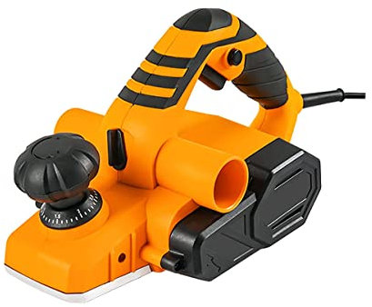 GLJTUO Piallatrici Manuali Elettriche, 16500 Giri/Min Lavorazione del Legno profondità di Piallatura Regolabile da 0 A 3 Mm Adatta per La Lavorazione del Legno