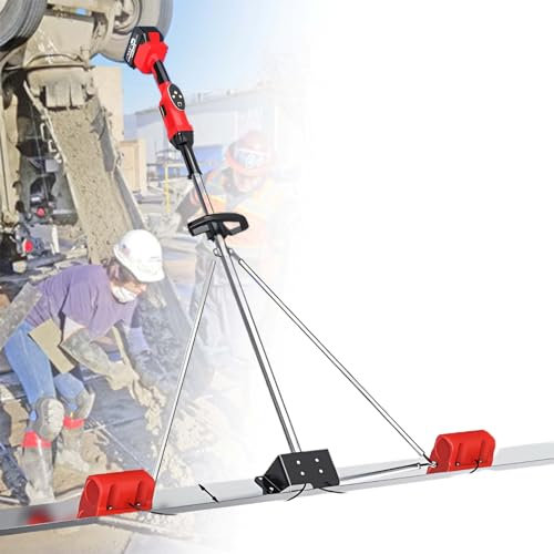 Outil vibrant pour béton électrique, moteur sans balais, chape électrique sans fil, outil vibrant de finition de béton, efficace et portable, vitesse de 3000 à 6000 tr/min,2battery-2motor-1.5M
