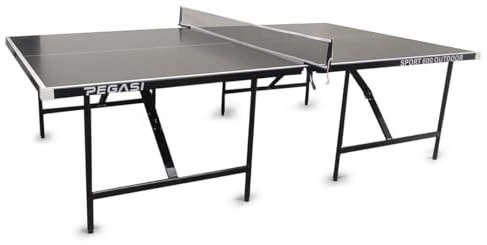 Tischtennisplatte Pegasi Sport 600 Outdoor Schwarz | Outdoor spiele, Tischtennis, Tischtennisplatte outdoor klappbar, Tischtennistisch outdoor, Tischtennisplatte indoor, ACP 5mm