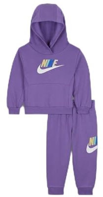 Nike 66L135-U89 NKN Club Fleece Set Viola 18 Mesi