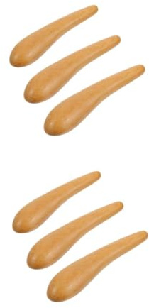 FRCOLOR 2 Sätze Akupunkturstab-massagegerät Thai Fußmassagestab Guasha-fußmassagegerät Tragbare Massageliegen Kopfmassagestab Handakupunkturstab Sicheres Massagegerät 3 Stück * 2