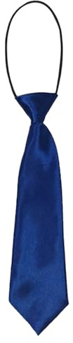 Diffaxy Cravates pré-nouées pour enfants 28 cm, cravates élastiques pour garcons, cravates formelles unies en satin pour mariages, bals de fin d'année pour enfants, célébrations