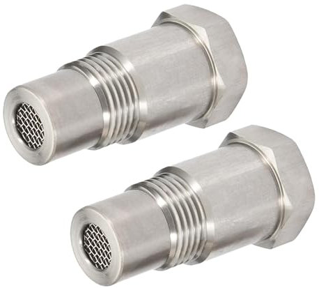 Junhui Emulatore Sonda Lambda Auto M18 x 1,5, 2 Pezzi O2 Sensore di Ossigeno Adattatore per Lmpianto di Scarico Auto