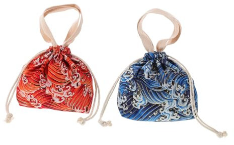 COLLBATH Borsa Portapranzo Bento Stile Giapponese Con Cerniera Sacchetto Portapranzo Portatile Per Studenti E Adulti