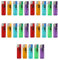 Pack of 25 Assorted Colour Electronic Lighters with Adjustable Flame, Easy to use, these lighters are perfect for lighting candles, fireplaces, grills, and more (𝗡𝗼𝗻-𝗥𝗲𝗳𝗶𝗹𝗹𝗮𝗯𝗹𝗲) (25)