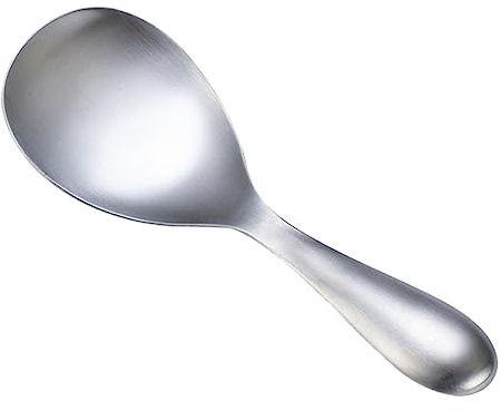 IMIKEYA Cuillère à Riz En Acier Inoxydable 304, Taille Moyenne, Spatule Antiadhésive Polie, Ustensile Cuisine Léger Et Solide, Pour Servir Le Riz Tendre Au Quotidien