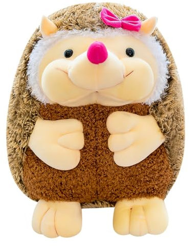 AQCQDQ Kuscheltier Igel Plüschtier Igel Stofftier,Kuscheltier Igel Plüsch, Igel Plüsch Kissen,Kuschel Igel Plüschtier Hedgehog Plüsch Igel,Geschenk Für Kinder,Baby Kinder Spielzeug (30cm,Modell)