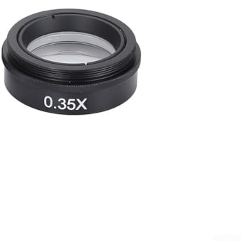 Objectif de microscope vidéo industriel 0 3X, 0 35X, 0 5X, 0 75X, 1X, 2X Barlow (0,35X)