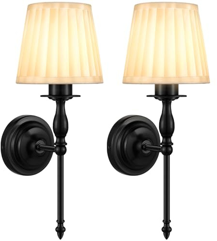 10000mAh Battery Operated Wall Sconce Set of 2,Rechargeable Wall Sconces set of Two,Vintage Black Sconces Wall Decor,Wireless Wall Lamp,Cordless Wall Lights Living Room Bedroom (Not Peel and Stick on)