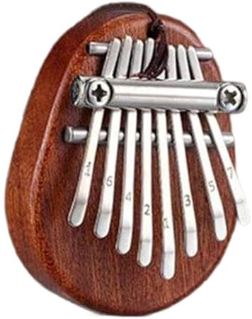 Kalimba Für Anfänger 8 Tasten Mini Kalimba Aus Massivem Holz Professionelles Musikinstrument Aus Akazie(8 Keys Sapele)