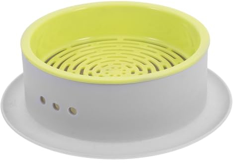 YARNOW Katzengras Pflanzgefäß Hydroponisch Weiß 12.7X12.7X4Cm Erdloses Anzuchtset für Katzen Fördert Verdauung und Gesunde Snacks für Katzen im Haushalt