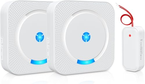 Besimlive Wireless Signal Extension Set Doorbell Amplifier, 1 Wireless Converter + 2 Socket Receivers
