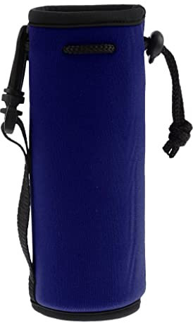 perfk Neopren Flaschenhülle Outdoor Sport Trinkflasche Halter Wasserflasche Aufbewahrungstasche, Marine