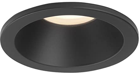Astro Bathroom Downlight/Recessed Spot Light, Aluminium, 50 W, Matt Black