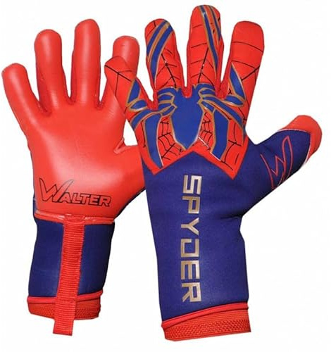 WALTER Guanti da Portiere Professionali Modello Spyder - Quattro Colori - Tutte Le Taglie