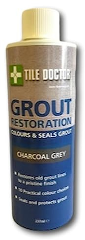 Tile Doctor Grout Restoration Colourant in Charcoal 237ml