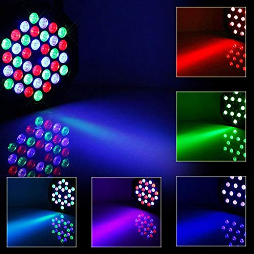 Luces Discoteca, LED 36 Par luces Resalte de sonido activado por RGB y glaseado de haz de las luces, de fondo adecuado for la boda de Navidad Disco Bar KTV luz de inundación MXCZZ