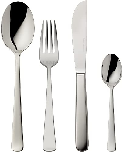 Robbe & Berking Atlantic Brillant 24 TLG. Menübesteck (18/8 Edelstahl) - Besteckset für 6 Personen