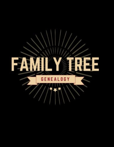 Family Tree Chart Genealogy: Genealogy Charts and Forms | Family Tree Book You Fill In | Ancestry Workbook