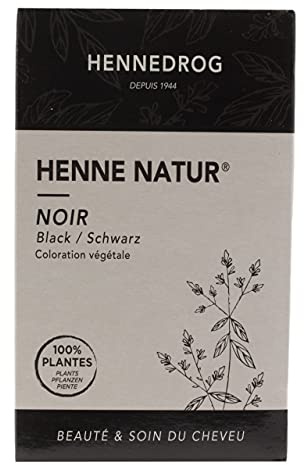 Alibabashop Hennedrog - Henna Natur schwarz - 90 g