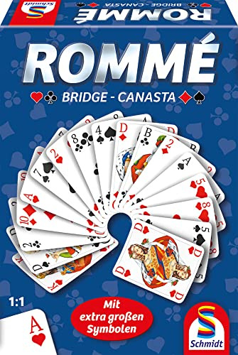 Schmidt Rommé Bridge Canasta: Familienspiele Klein & Fein