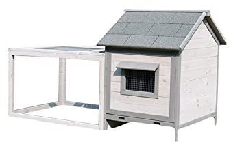 LOWLIU Katze-Hundehaus Kaninchenkäfig Kaninchennest Hauszelt Zwinger Katzenkäfig Anti Villa Vogelkäfig Hühnernest Innen- und Außenbereich Katzenkäfig