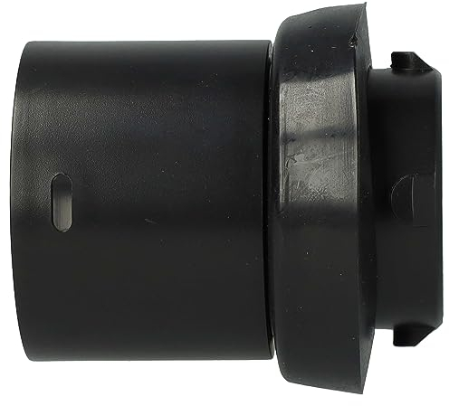vhbw Schlauch-Adapter 32 mm kompatibel mit Nilfisk King, Mocca, GS90C, GS90P, GS 90 Staubsauger, Staubsaugerschlauch - Anschlussadapter, Schwarz