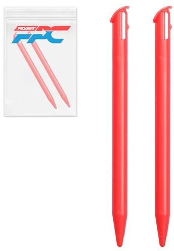 FPC 2 stylets rouges de rechange pour écran tactile Nintendo NEW 3DS XL