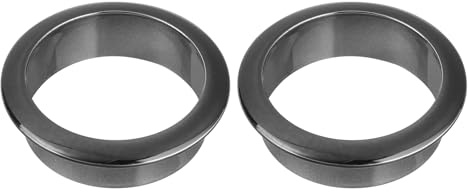 QUARKZMAN 2pz 1,97 pollici (50mm) Passacavi in Nylon per Scrivania, Copertura Foro Cavi Plastica, Organizzatore Cavi per Scrivania Armadio Computer, Nero