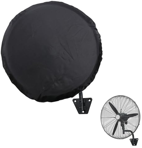 NICENEEDED Cache Ventilateur 20 po pour Montage Mural Couvercle de Ventilateur Industriel Couvercle de Ventilateur sur Pied Housse de Protection Anti Poussière pour Ventilateur sur Pied