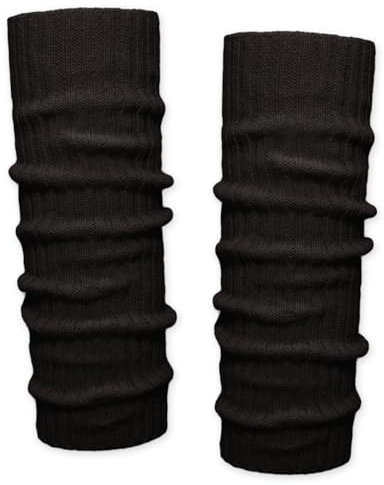 Soul-Cats Grobstrick Bein Stulpen unifarben Beinwärmer Leg Warmers Beinlinge für Herbst Winter Sport, Farbe: braun
