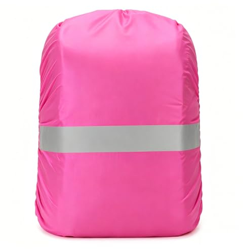 PINEPAN Wasserdichter Rucksack Regenschutz Reflektor Rucksacküberzug mit Reflexstreifen für Wandern, Camping, Reisen, Radfahren 15-50L