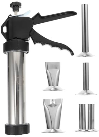 Mikinona Poussoir à Saucisses Manuel En Acier Inoxydable 1,2 l Utile Pour Fourniture De Production De Saucisses La Cuisine Domestique Et Professionnelle Facile à Nettoyer