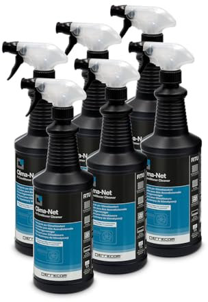 Errecom Clima-Net, Air Conditioner Cleaner for A/C Filters, Coils and Outdoor Units, 6 x 1 L bottle